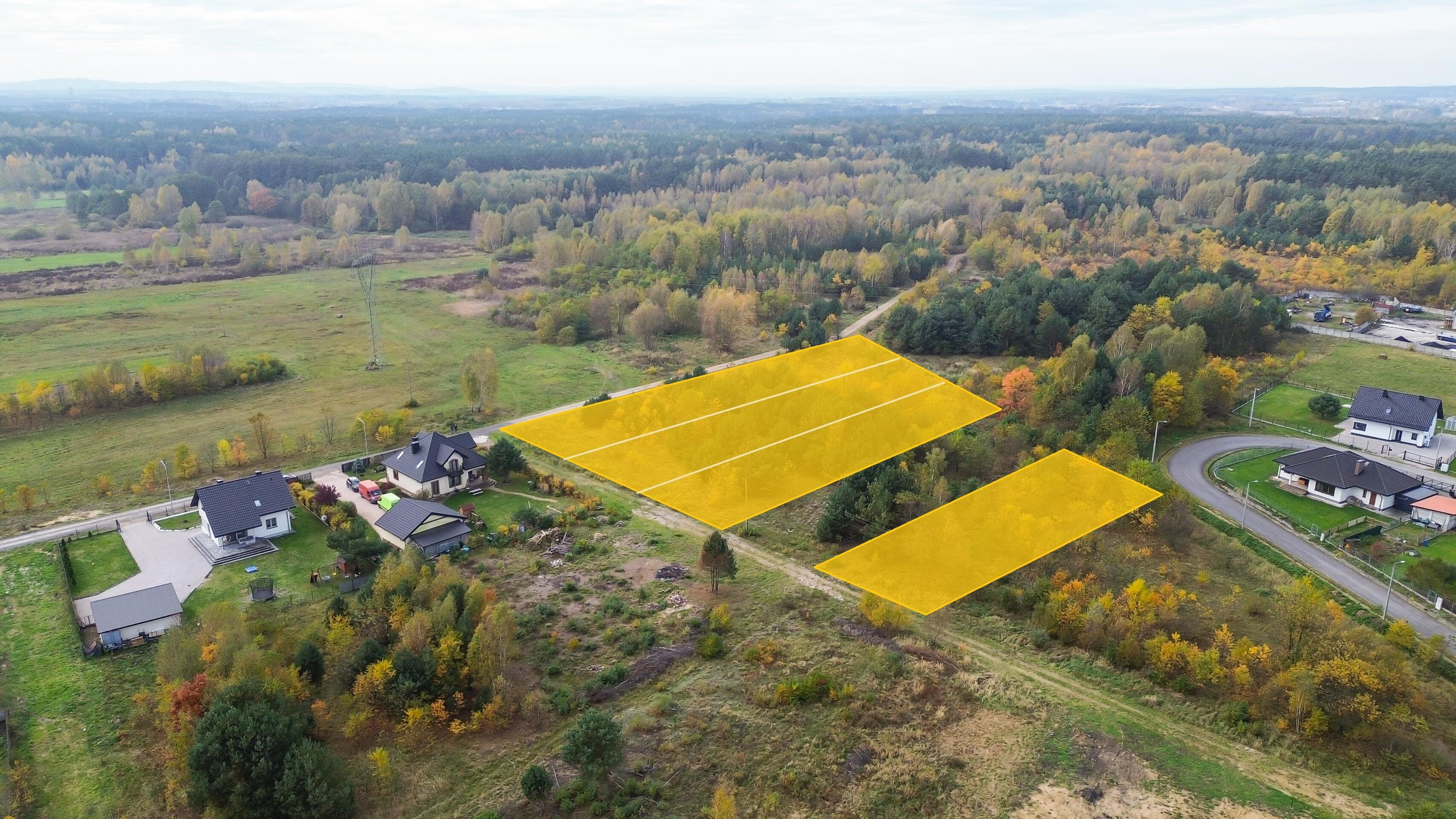 Działki budowlane Promnik gm Strawczyn 15 km od Kielc