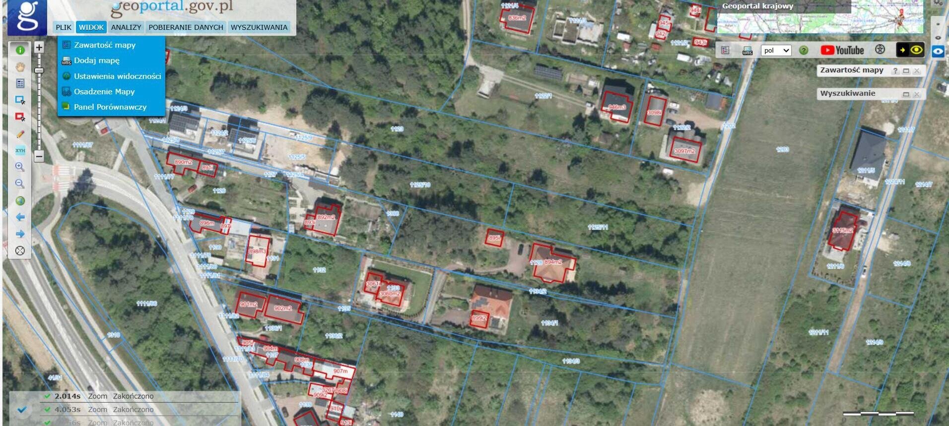 Dwie działki w Kielcach o powiechdni 2362m2
