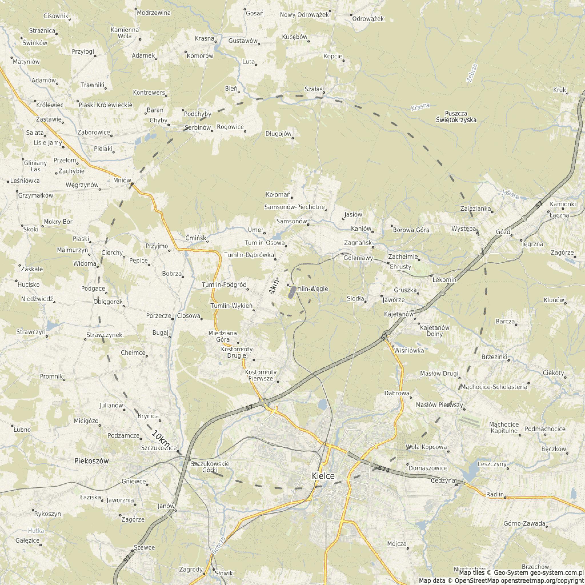 Atrakcyjna działka rolno-budowlana Tumlin W. –7422 m², MPZP, Media, Komunikacja