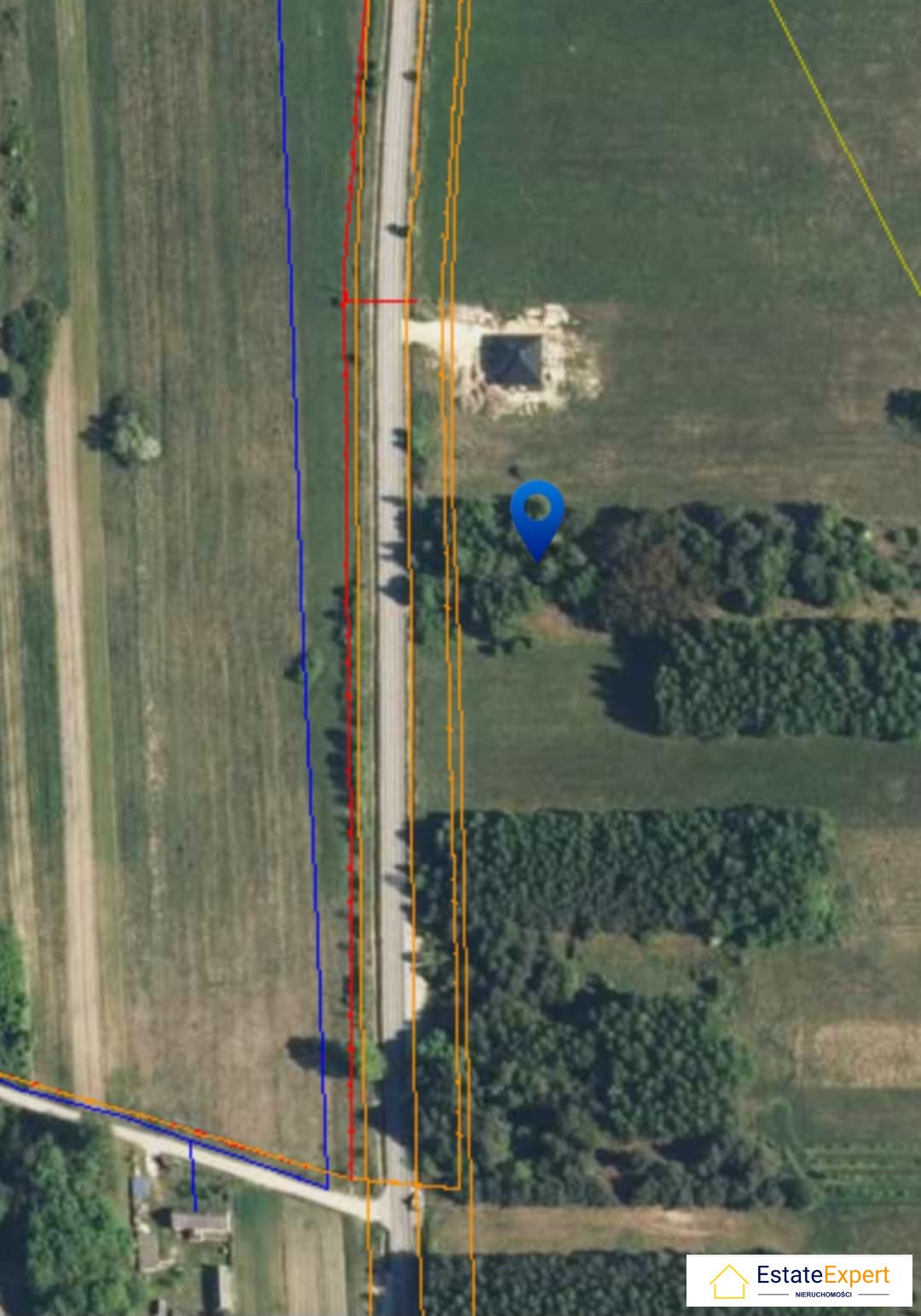 Atrakcyjna działka budowlana Podlesie niedaleko Pierzchnicy 25 km od Kielc