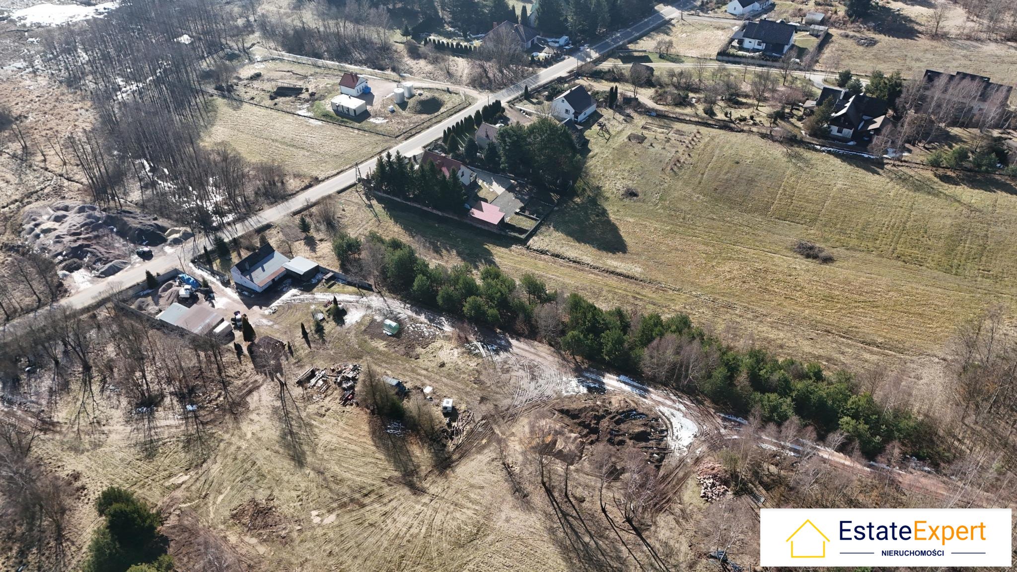 Działka budowlana MPZP w Klonowie, gm. Łaczna, spokojna okolica