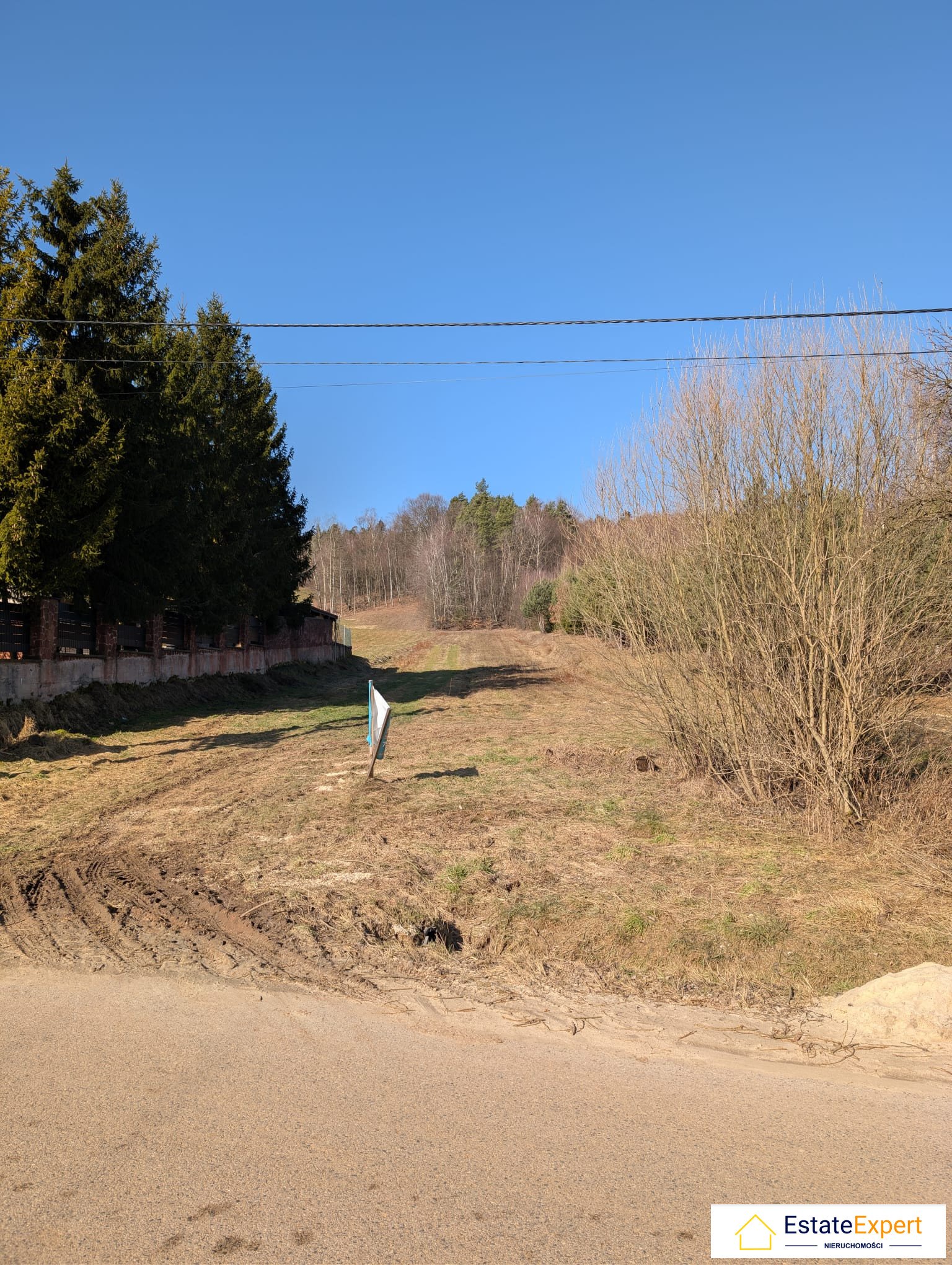 Działka budowlana MPZP w Klonowie, gm. Łaczna, spokojna okolica