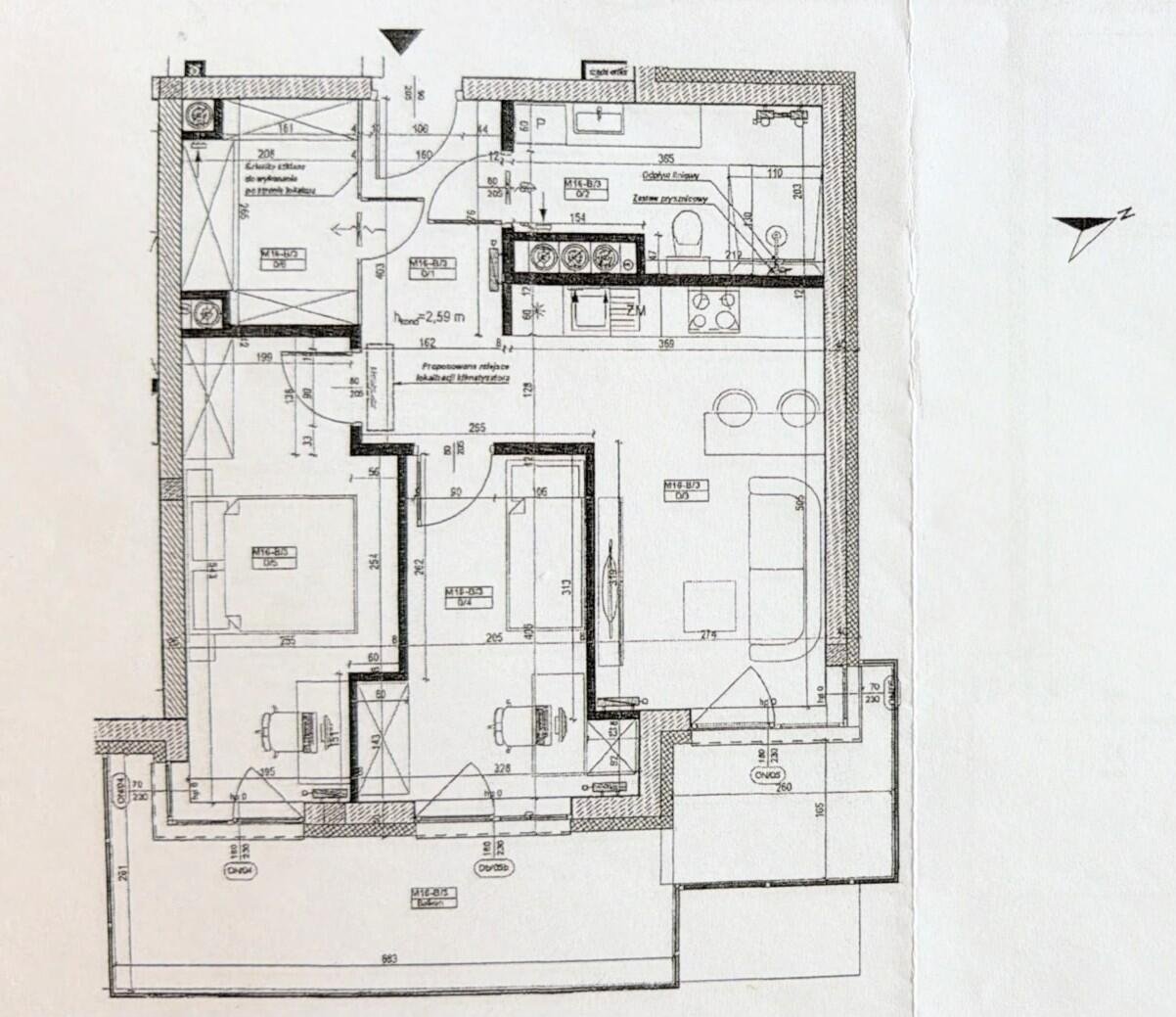 3-pokojowe mieszkanie w nowym apartamentowcu | 55,01 m² + 17 m² tarasu