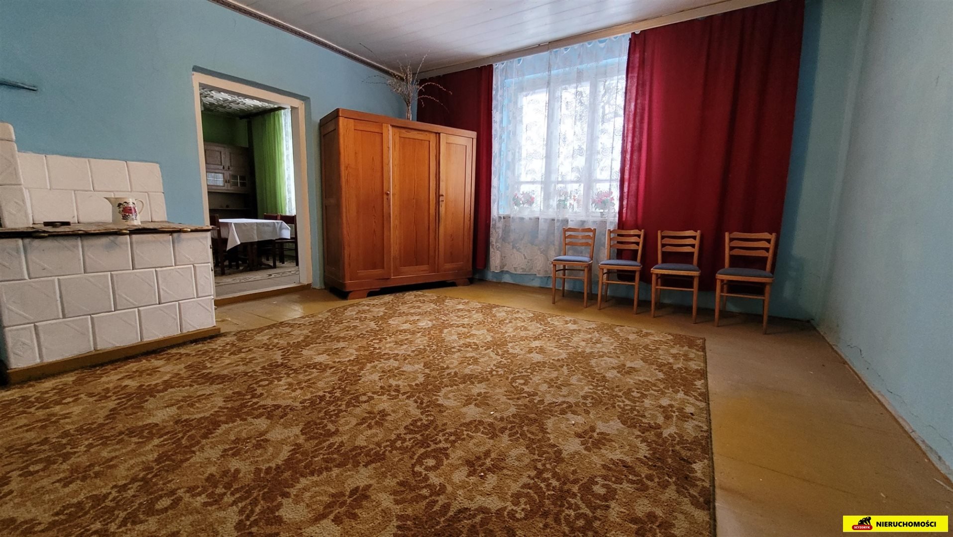 Dom wolnostojący Ostrów 75m2, gm. Krasocin.