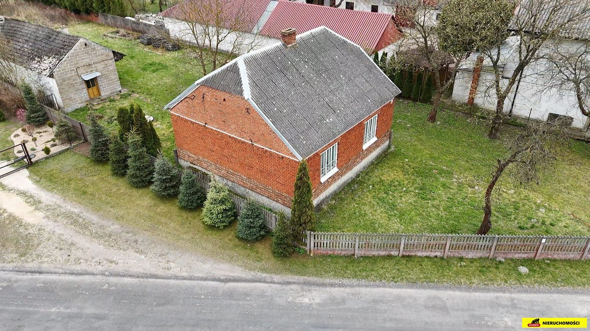 Dom wolnostojący Ostrów 75m2, gm. Krasocin.