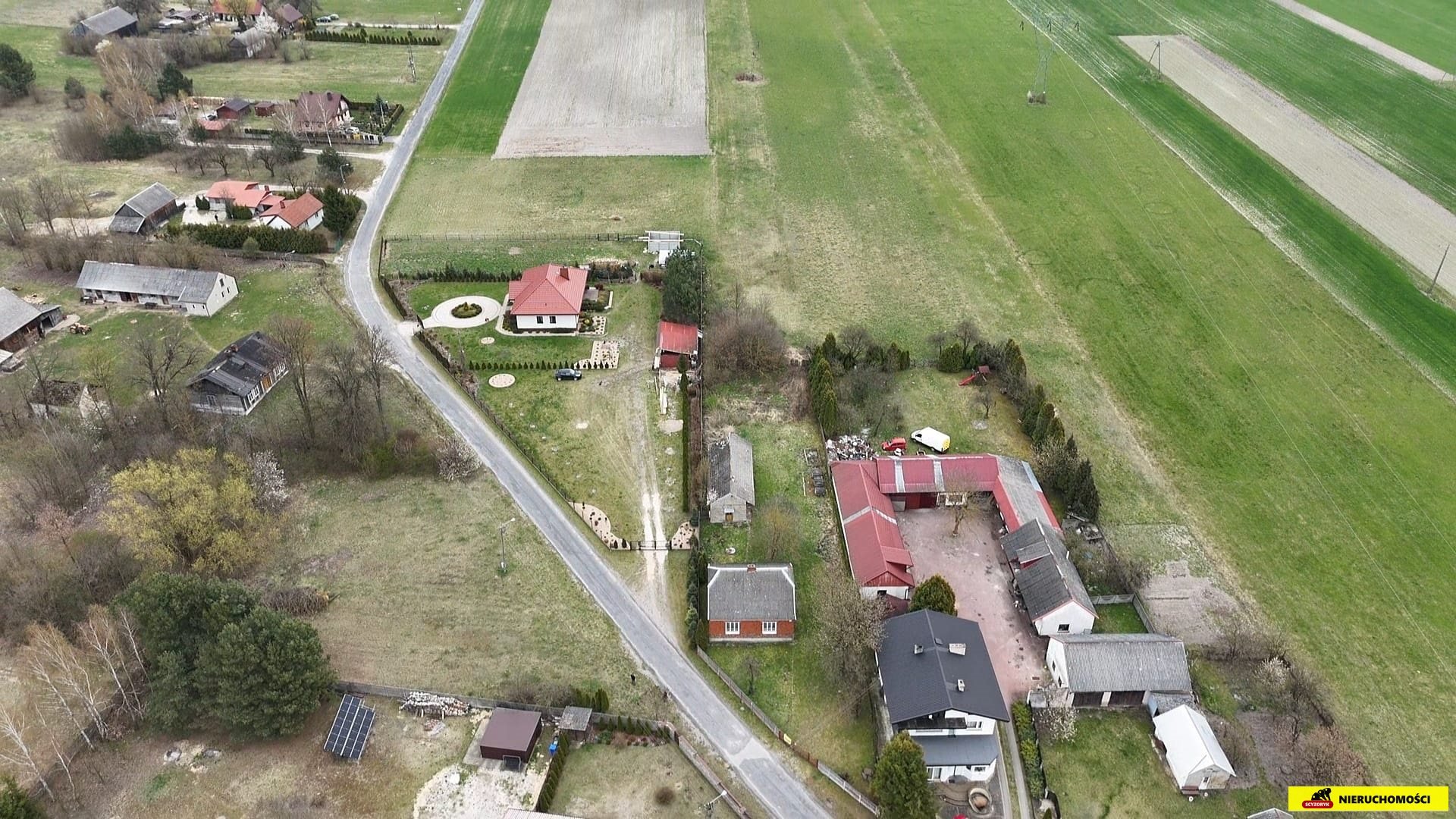 Dom wolnostojący Ostrów 75m2, gm. Krasocin.