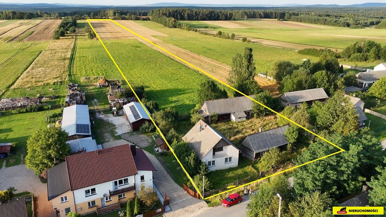 WYJĄTKOWE SIEDLISKO 8,84 HA|2 DOMY,STODOŁA|KOMÓRKI