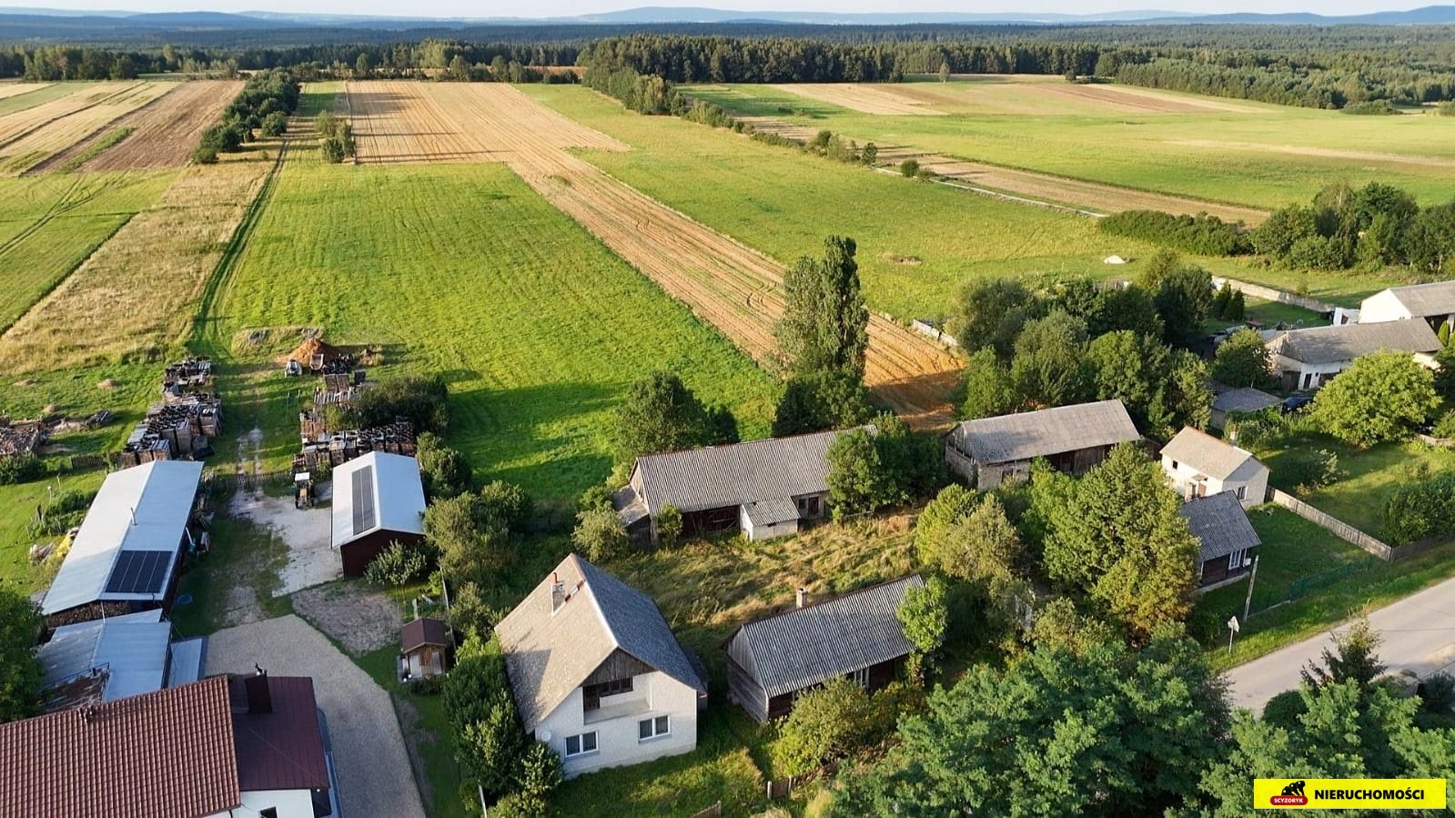 WYJĄTKOWE SIEDLISKO 8,84 HA|2 DOMY,STODOŁA|KOMÓRKI
