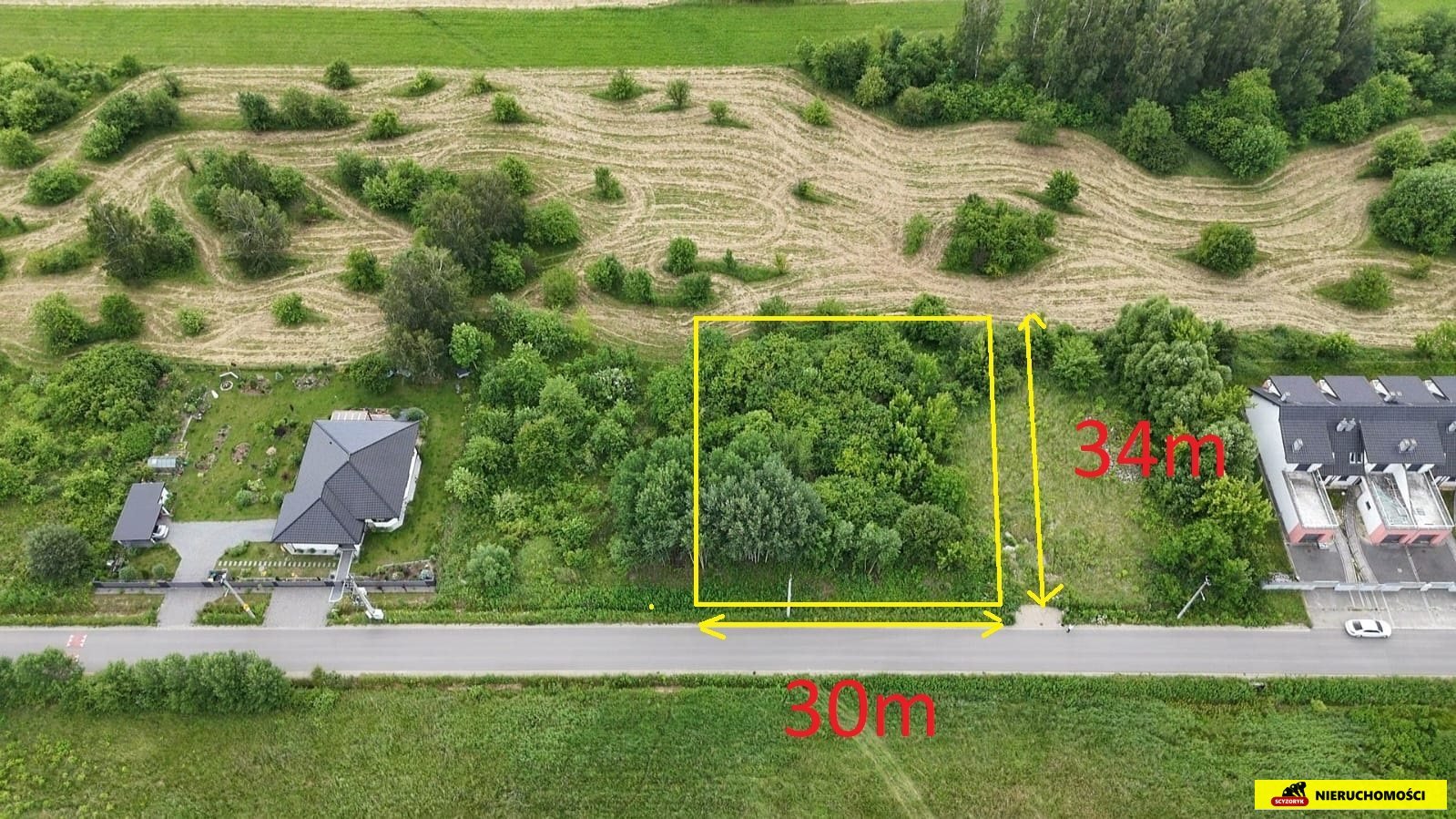 Działka 1023m2| kawadratowa|uzbrojona|Mójcza