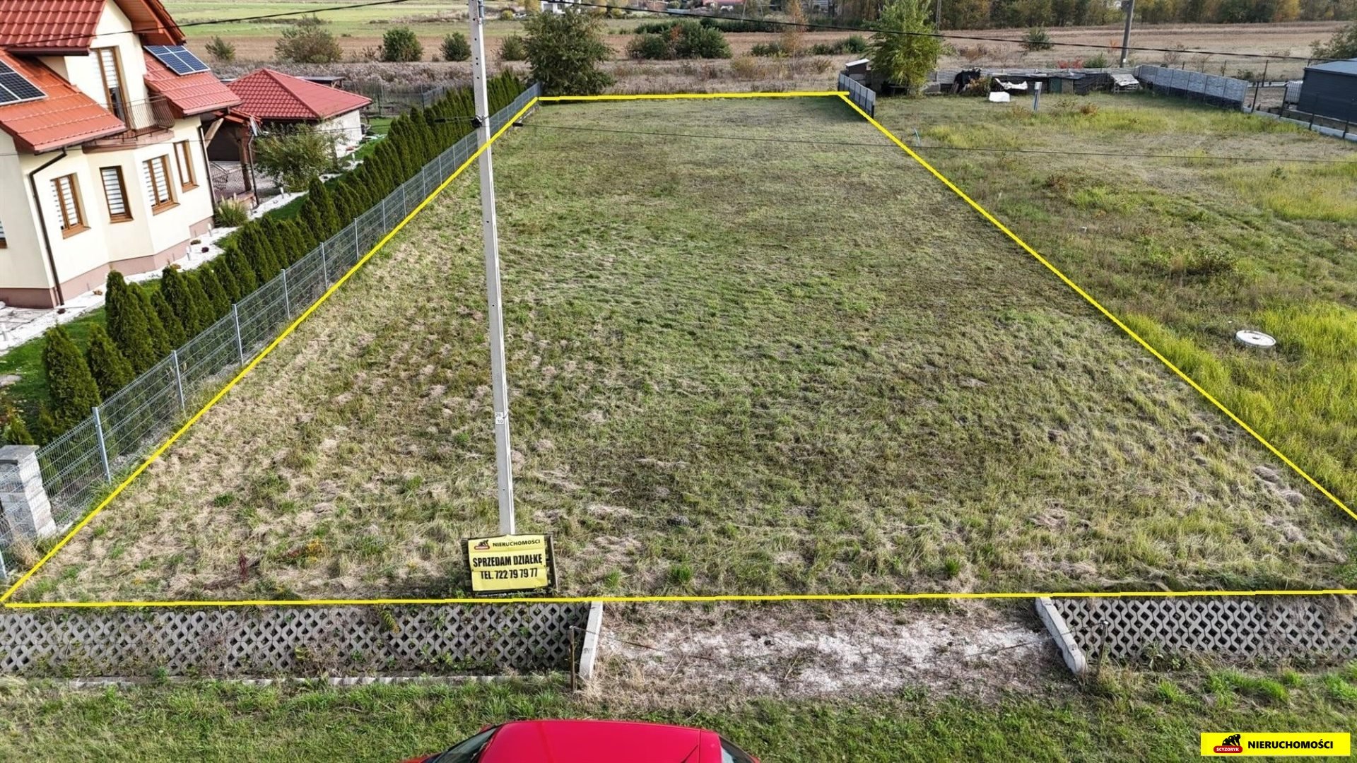 Działka budowlana 1057m2|Media|Oksa|
