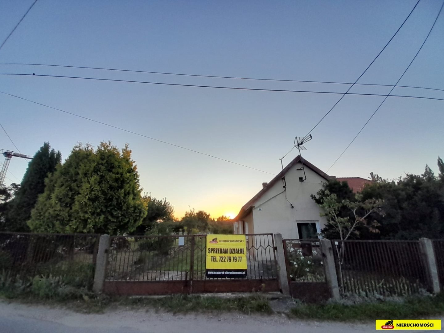 Działka  budowlana 1247 m² z starym domem, Kielce