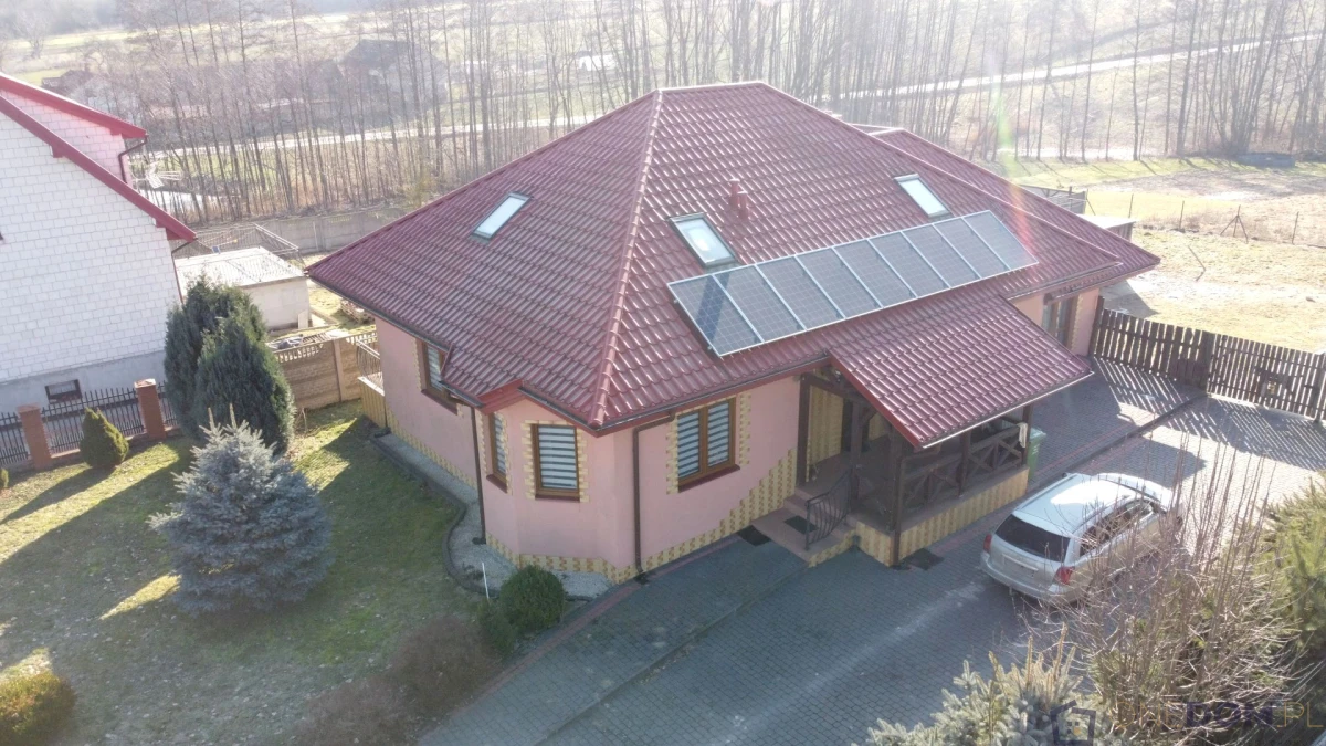 Dom parterowy z poddaszem,  Godów - gmina Pawłów