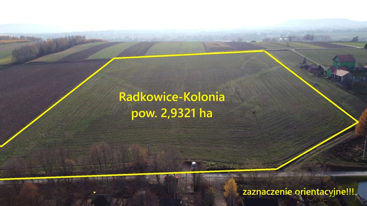 Działka rolno-budowlana Radkowice-Kolonia