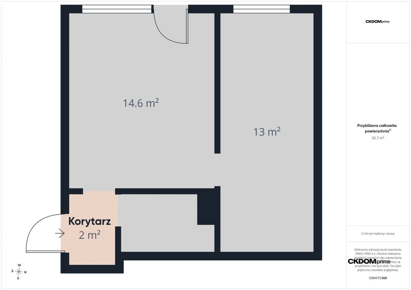 2 pok. Rejowska | 32,57 m² | balkon | 190 tys.