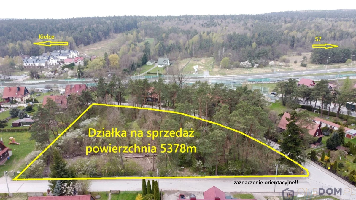 Działka inwestycyjna - budowa domów,  Dąbrowa k/Kielc