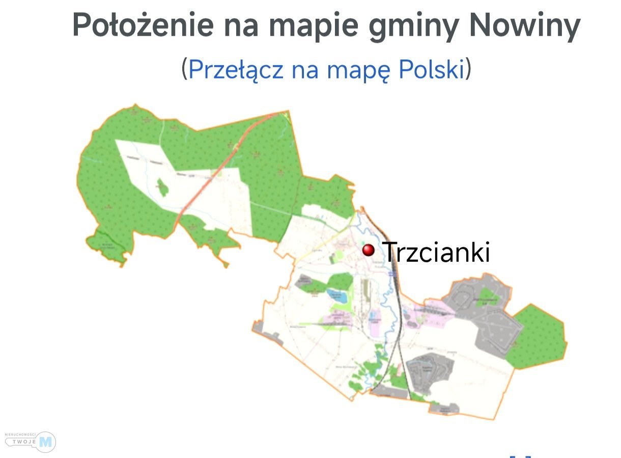Atrakcyjna działka Trzcianki- Nowiny