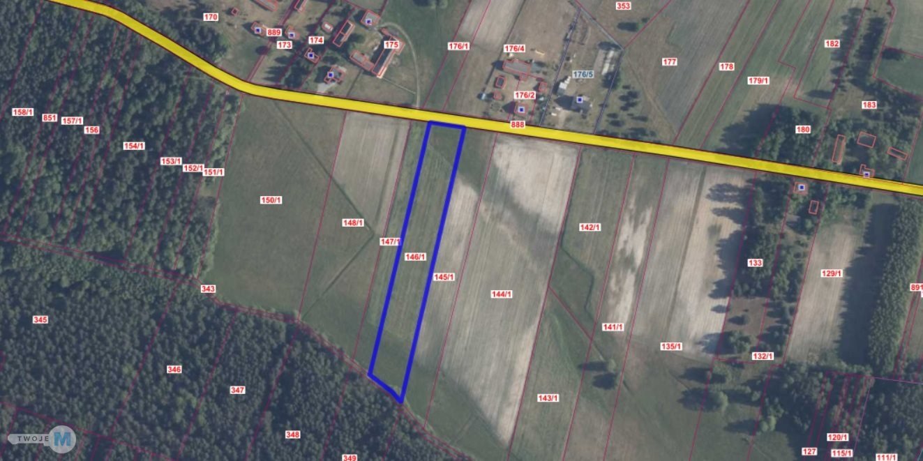 Działka budowlana w malowniczej, spokojnej okolicy