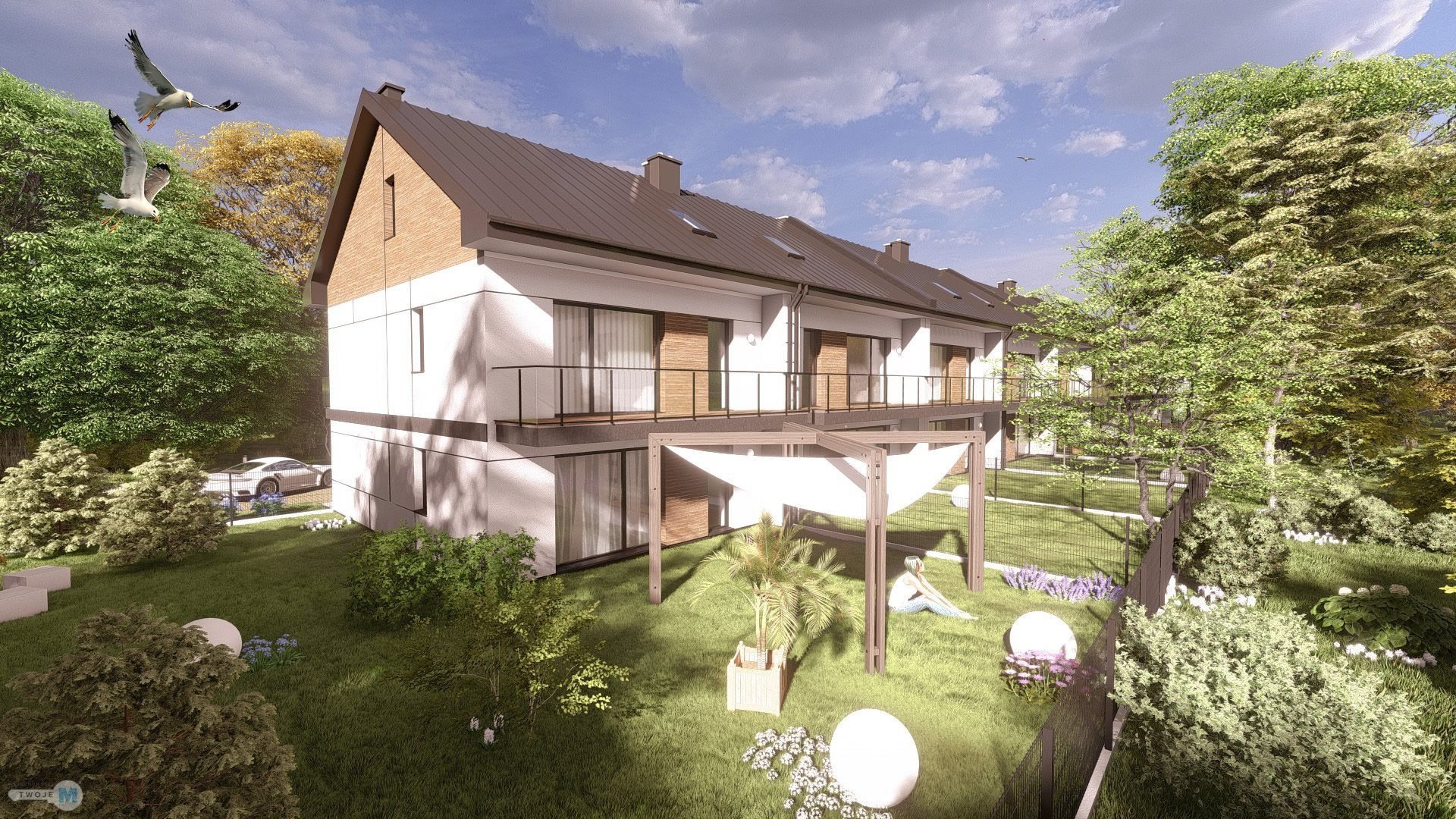 Apartament z tarasem 10 min od Kielc