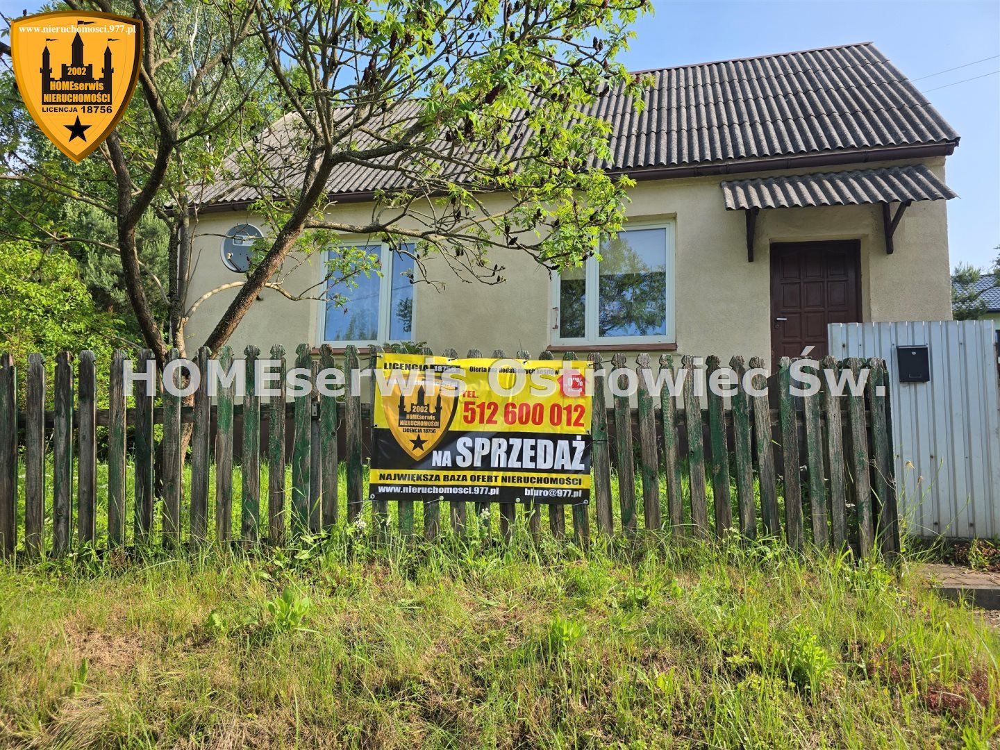 Dom 45 m2 na działce 3253 m2 Janik k/Ostrowca