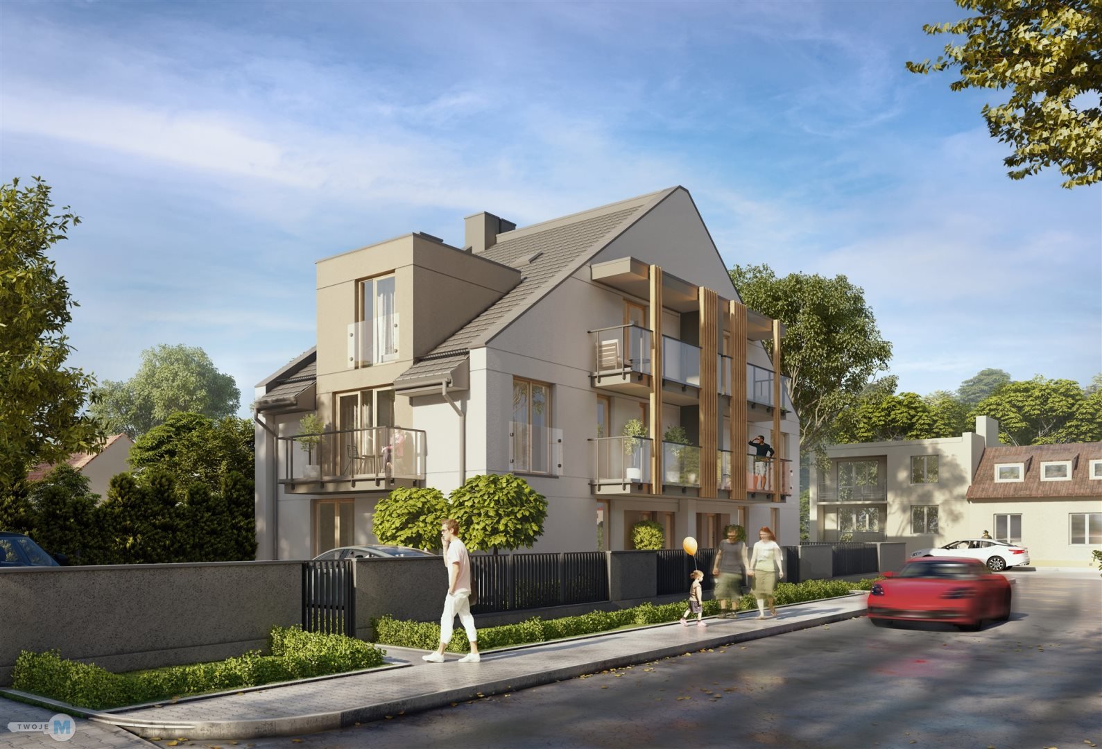 Apartament z ogródkiem Enklawa Prendowskiej