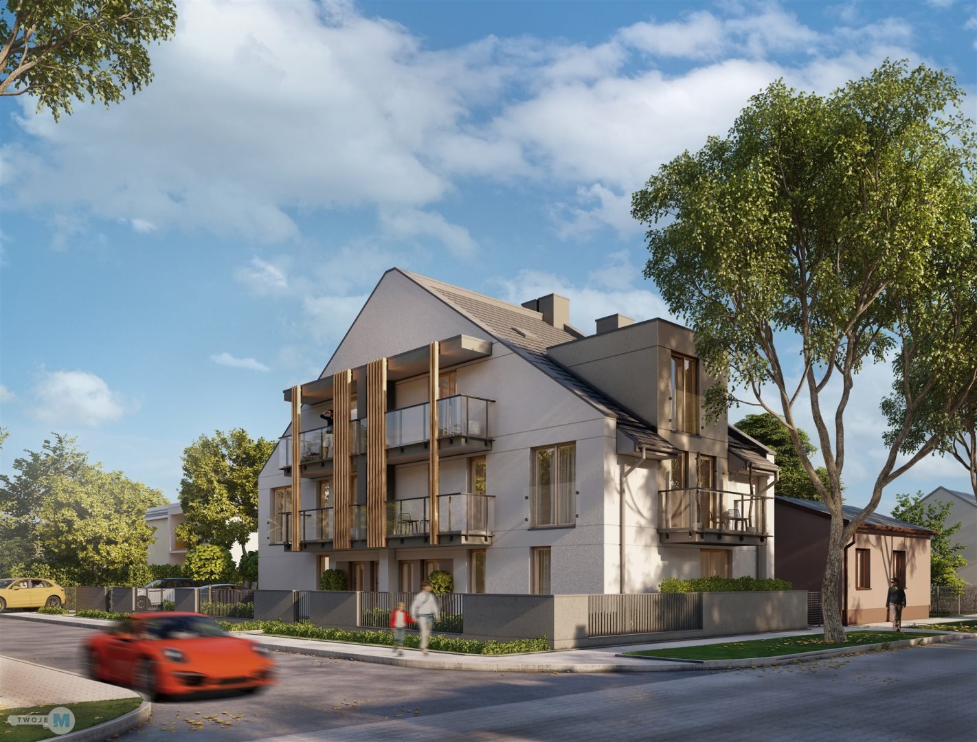 Apartament z ogródkiem Enklawa Prendowskiej