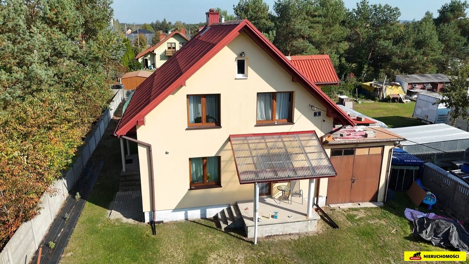 Dom 5 pokoi, 129m2 Garaz,Duża działka Borków Zalew