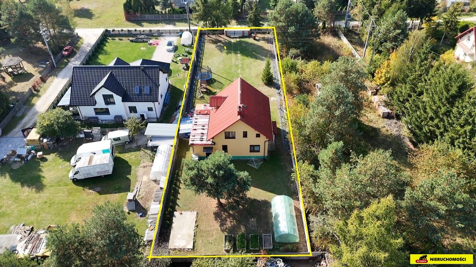 Dom 5 pokoi, 129m2 Garaz,Duża działka Borków Zalew