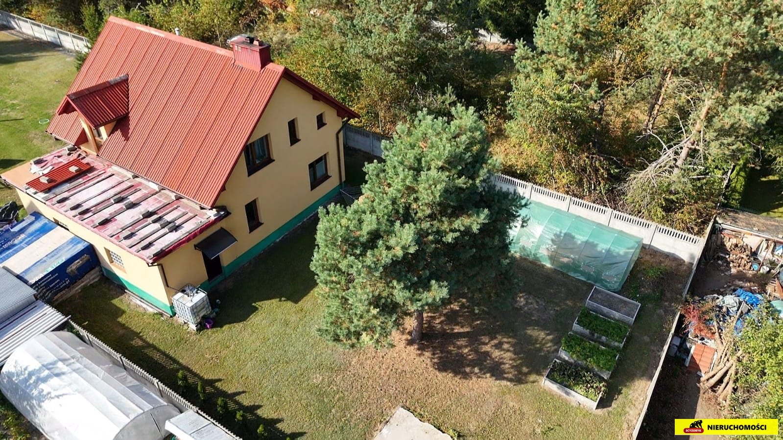 Dom 5 pokoi, 129m2 Garaz,Duża działka Borków Zalew