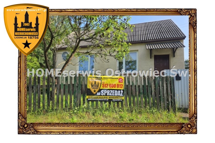 Dom 45 m2 na działce 3253 m2 Janik k/Ostrowca