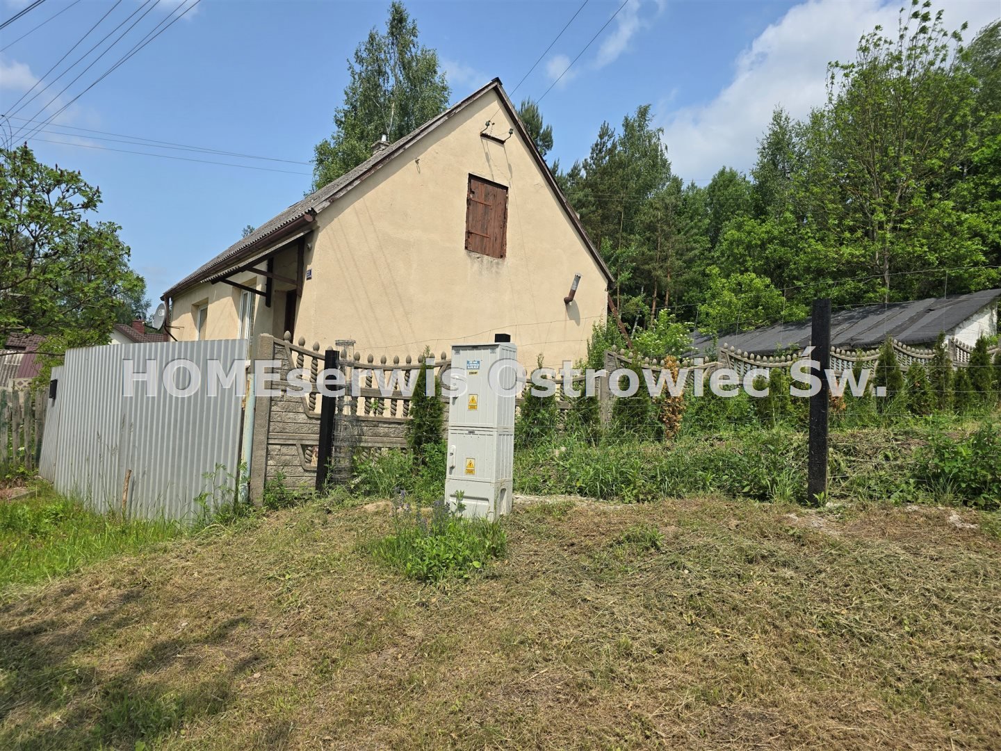 Dom 45 m2 na działce 3253 m2 Janik k/Ostrowca