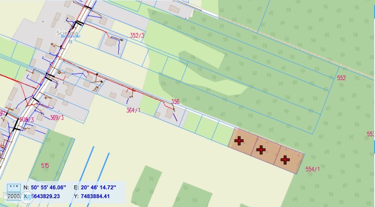 3 Działki budowlane15 km od centrum Kielc!
