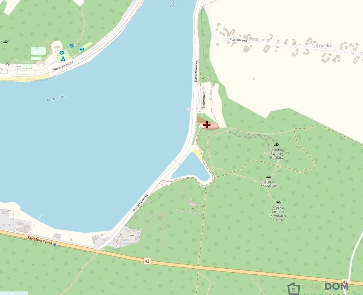 Działka inwestycyjna nad zalewem w Brodach ul. Starachowicka