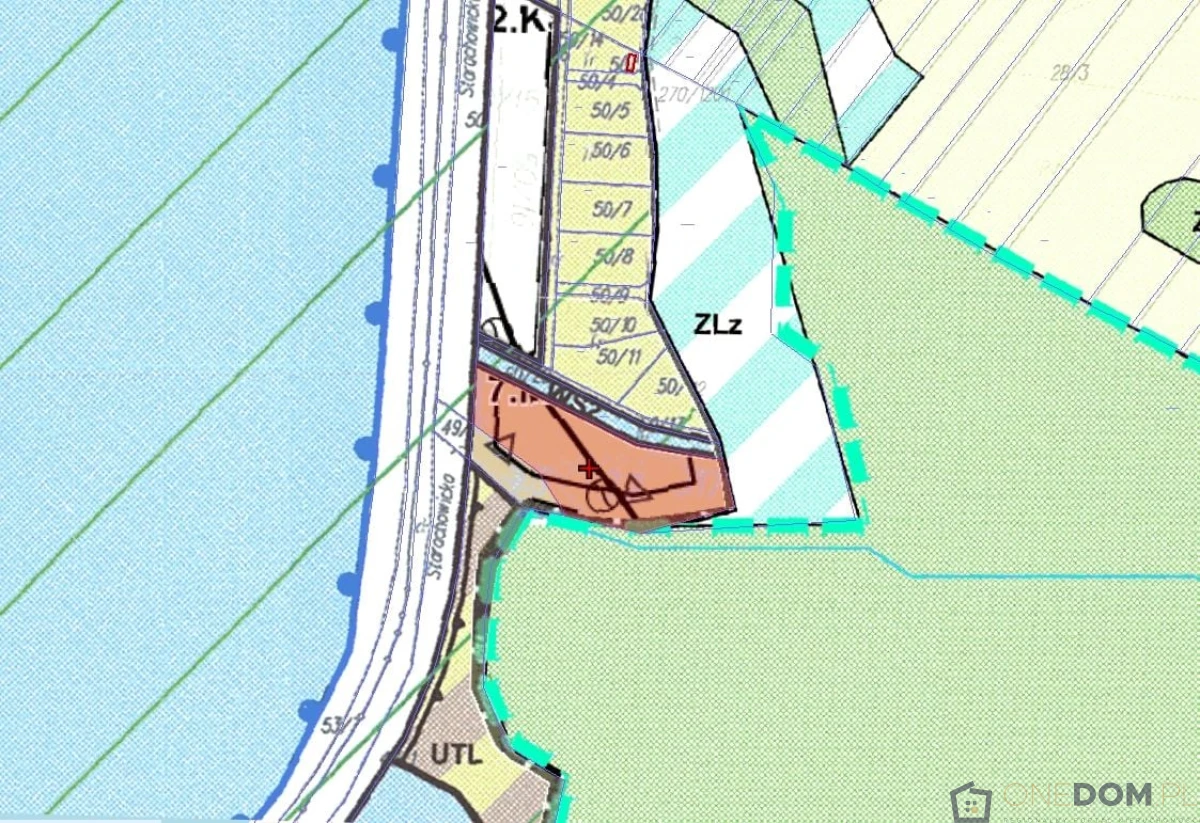 Działka inwestycyjna nad zalewem w Brodach ul. Starachowicka