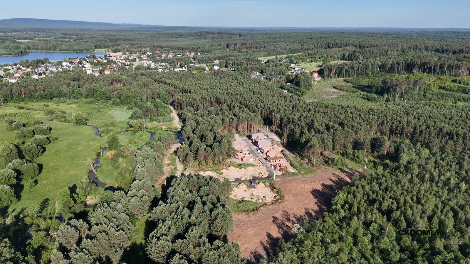 3 Działki Budowlane Borków Daleszyce przy Zalewie