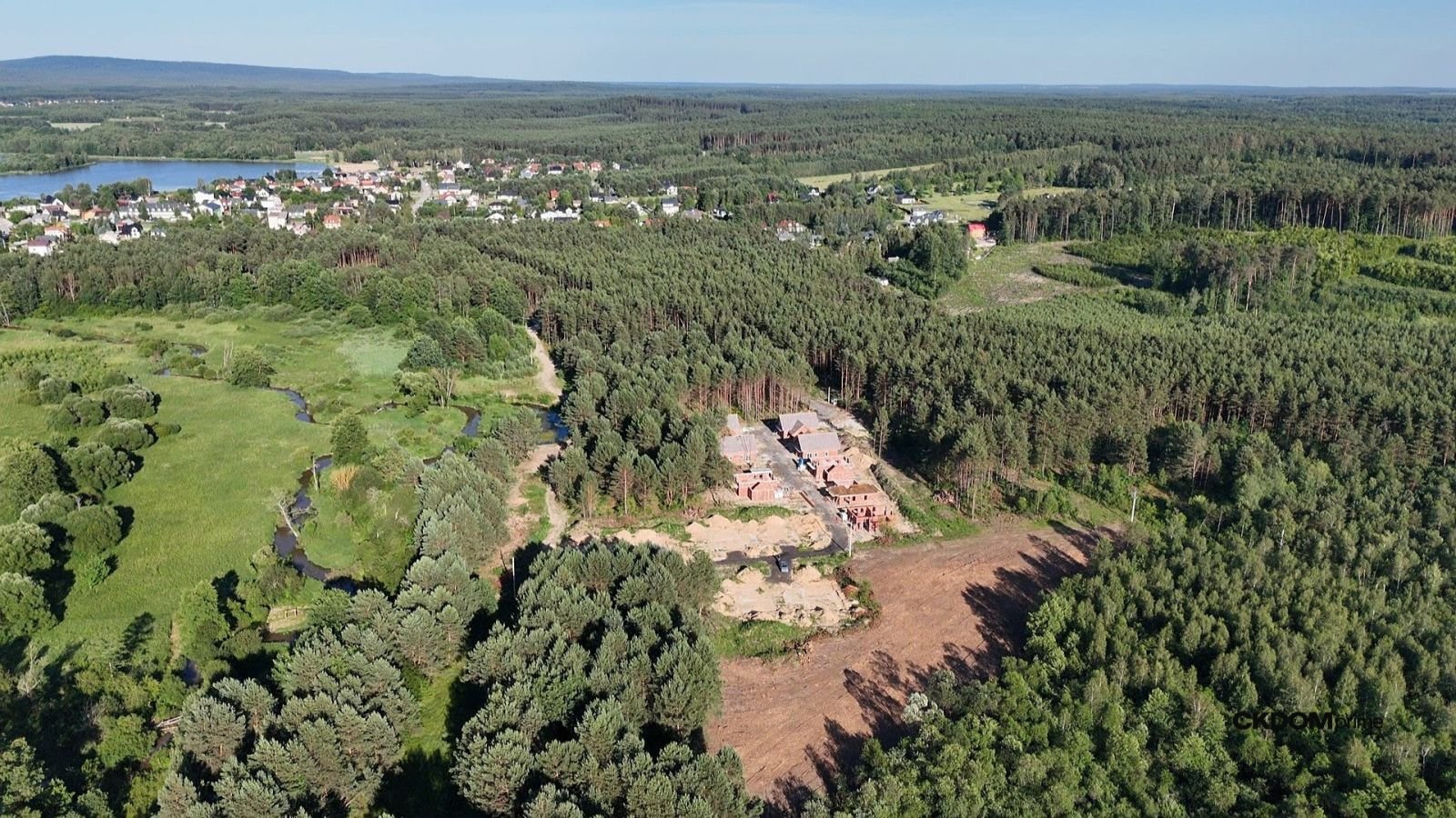 3 Działki Budowlane Borków Daleszyce przy Zalewie