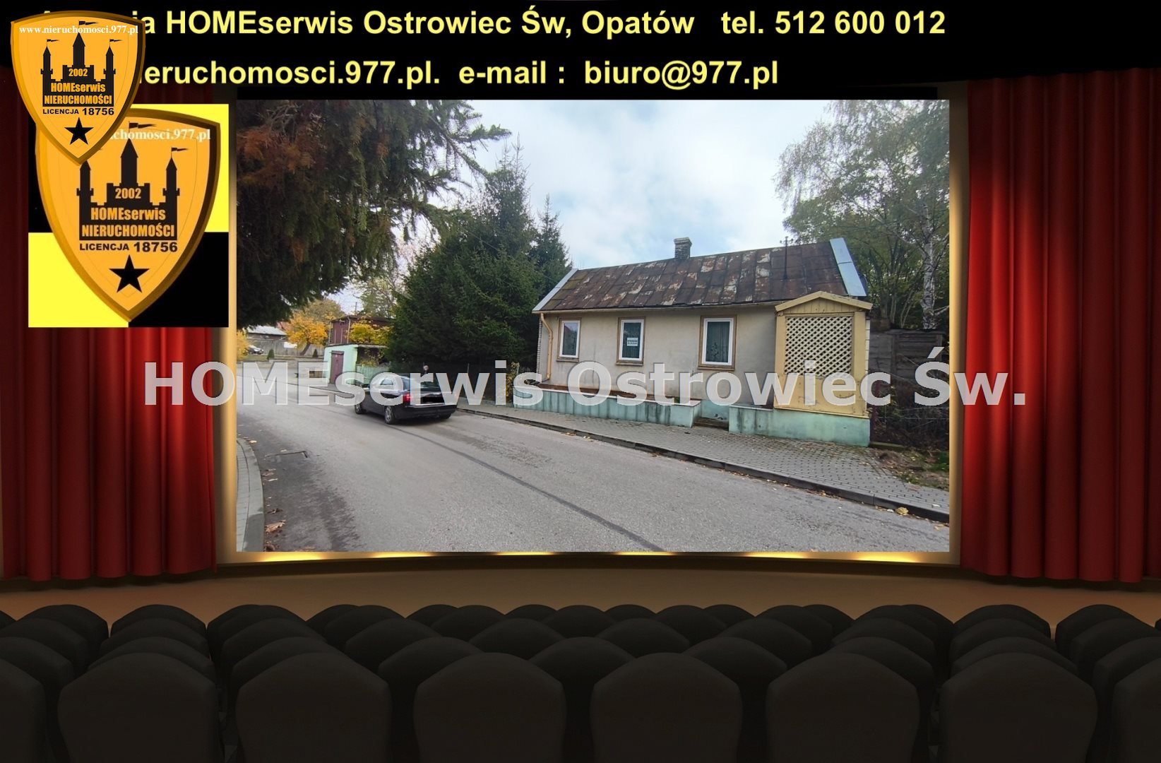 Dom 58 m2 działka 400 m2 Opatów, pokój, kuchnia.