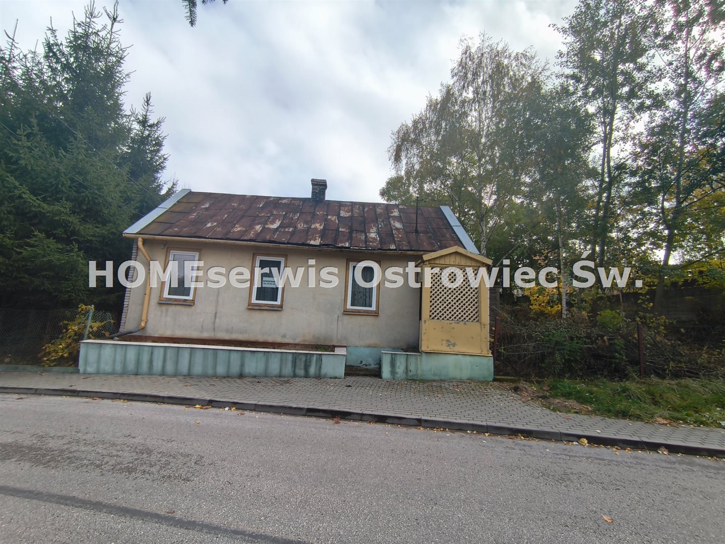 Dom 58 m2 działka 400 m2 Opatów, pokój, kuchnia.