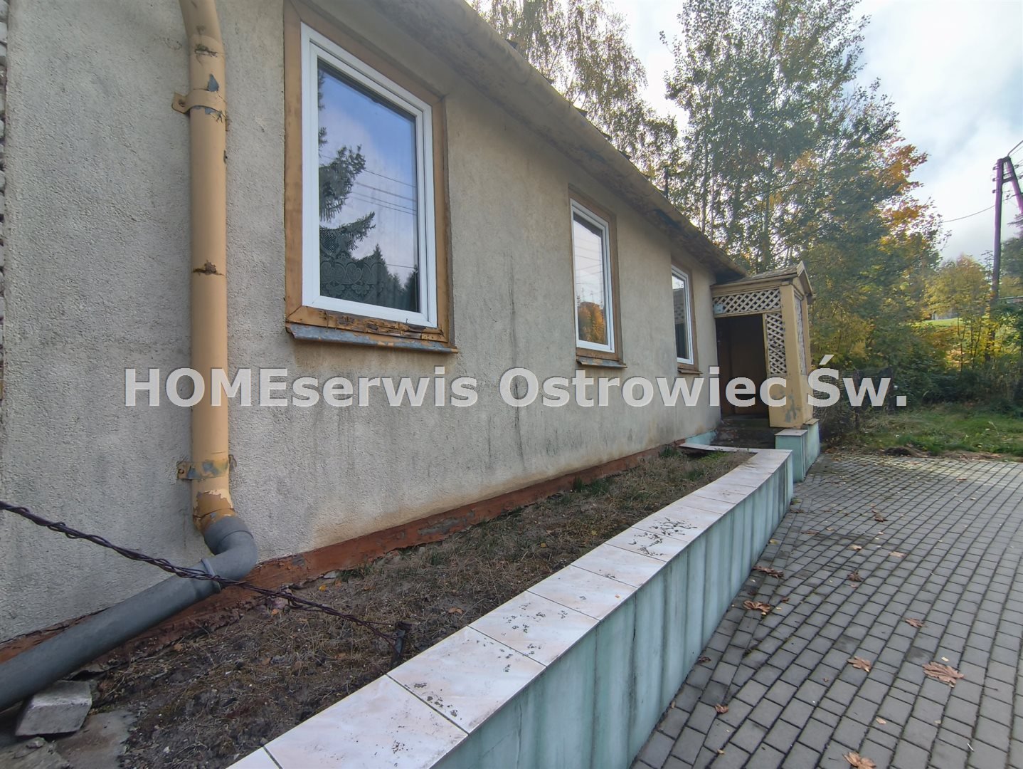 Dom 58 m2 działka 400 m2 Opatów, pokój, kuchnia.